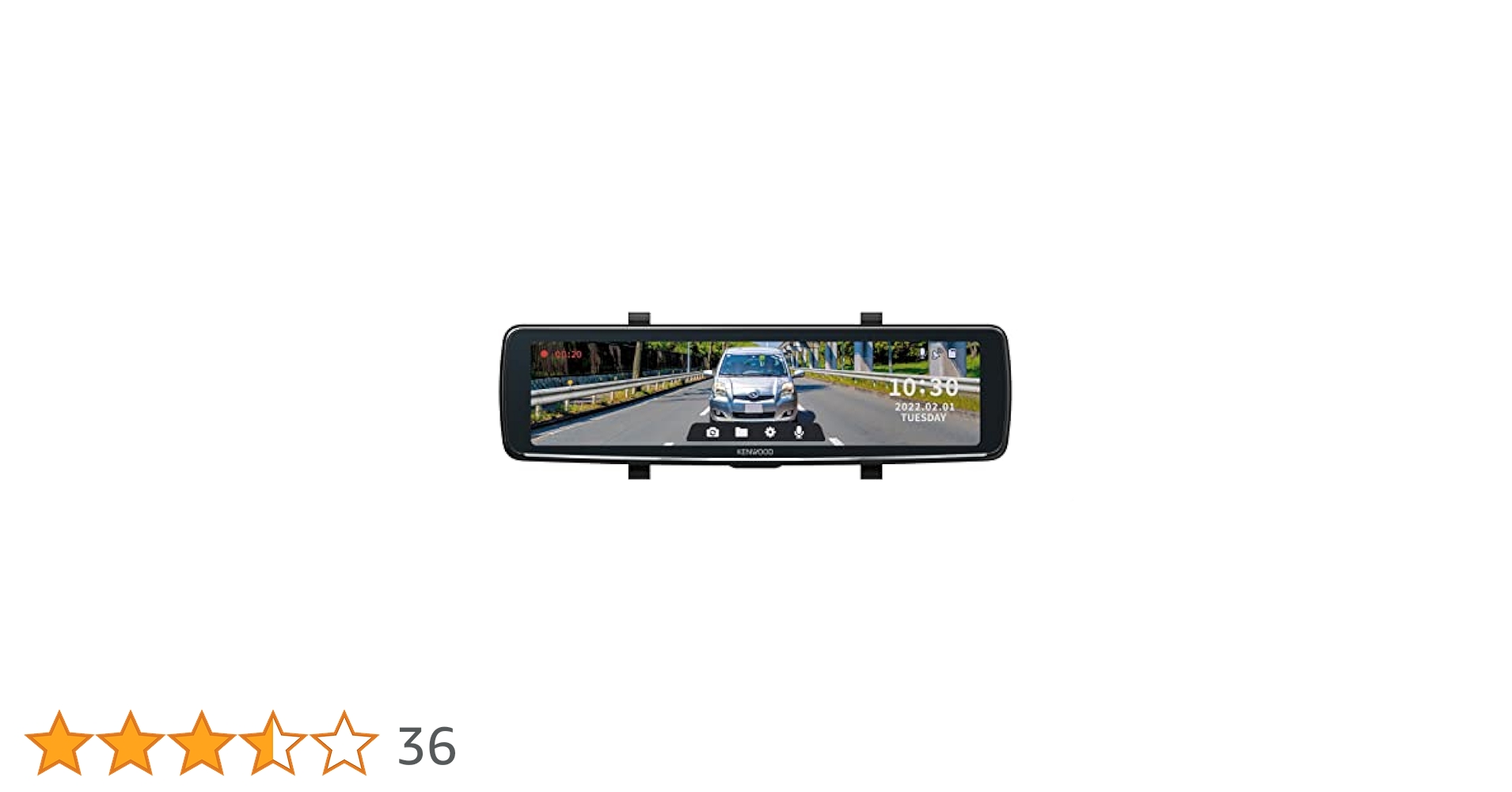 Amazon | ケンウッド ドライブレコーダー DRV-EMN5700 ミラー型
